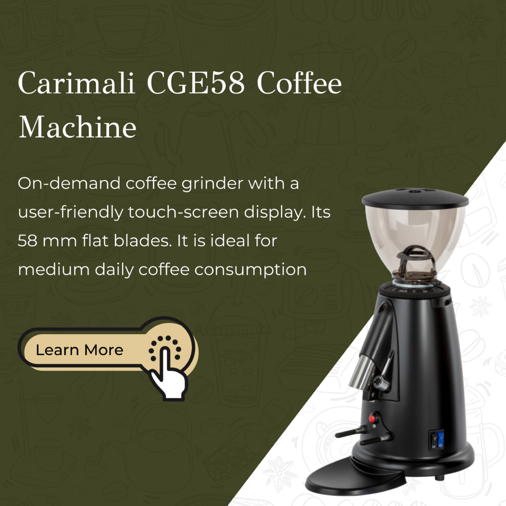 Carimali CGM58 Coffee Grinder banner
